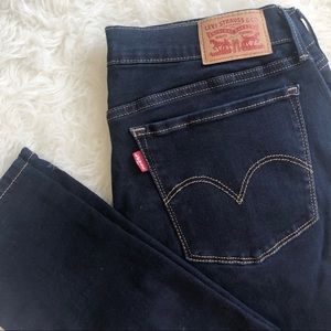Levi’s Dark Denim Super Skinny Jeans
